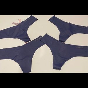 4X BLUE Victoria's Secret Panties SIZE M